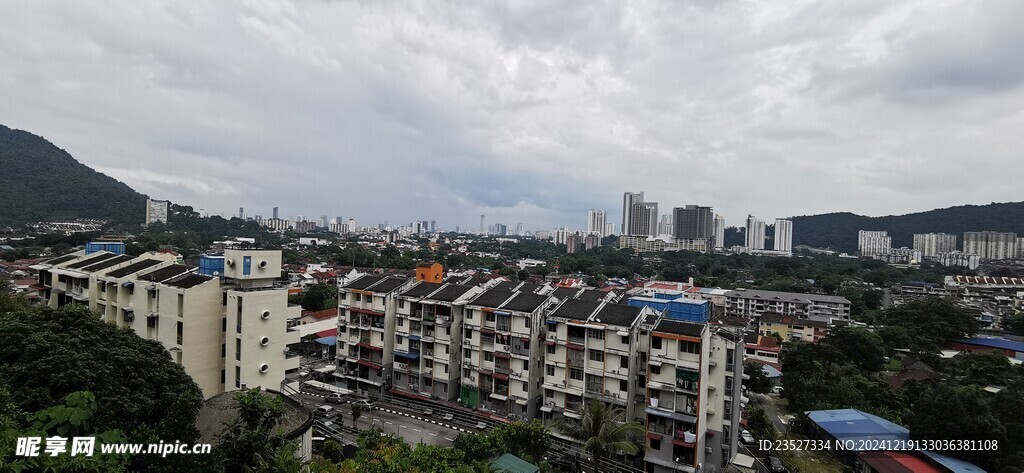 马来西亚槟城街景