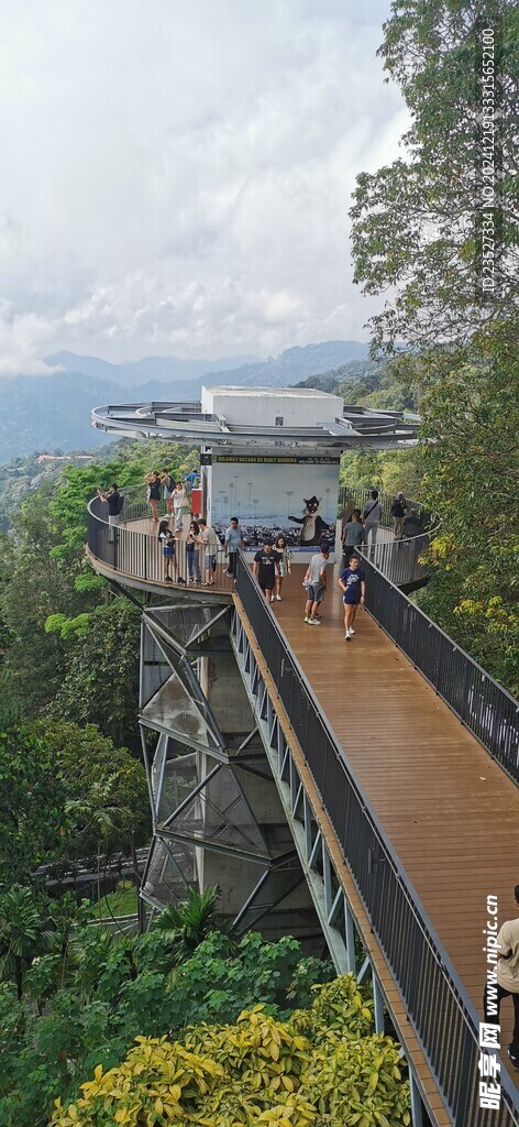 马来西亚槟城升旗山风光