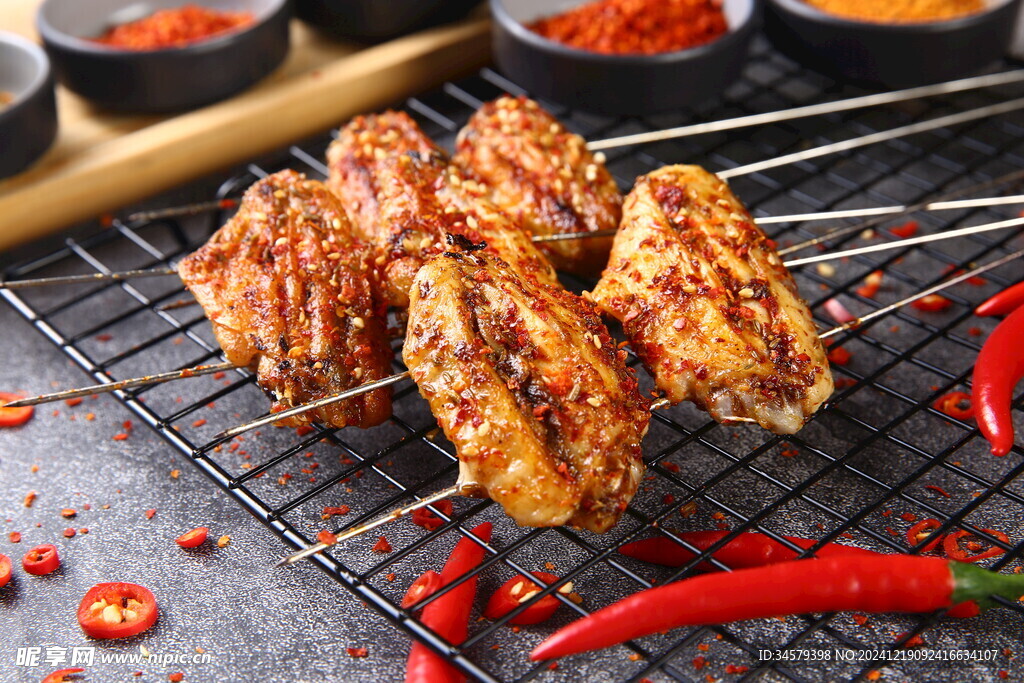 烤鸡翅中