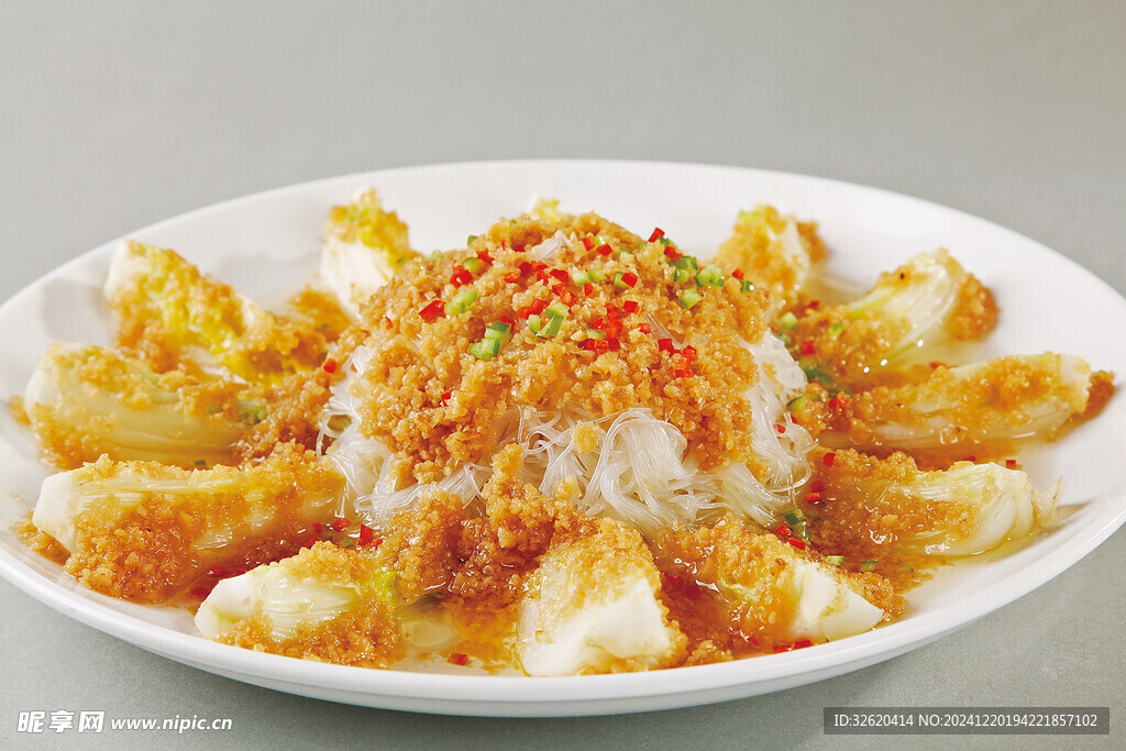 蒜蓉粉丝蒸娃娃菜
