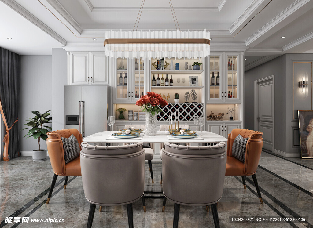 欧美式现代家居设计豪华风格客厅