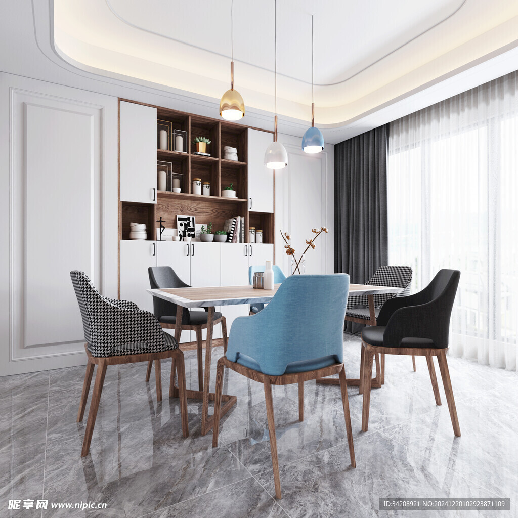 北欧式现代家居设计典雅风格客厅