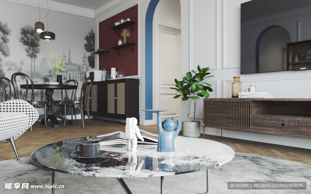 北欧式现代家居设计典雅风格客厅