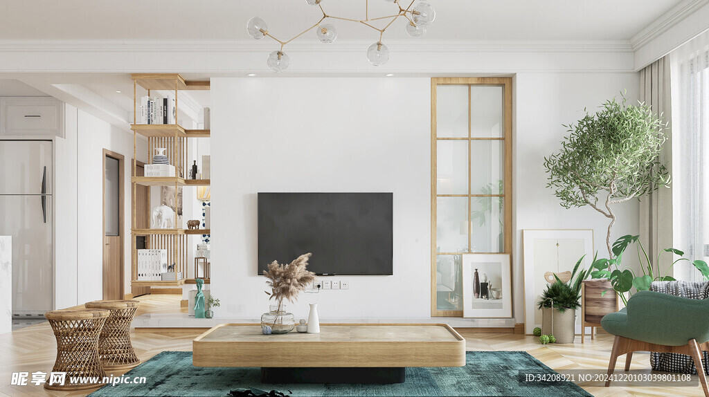 北欧式现代家居设计典雅风格客厅