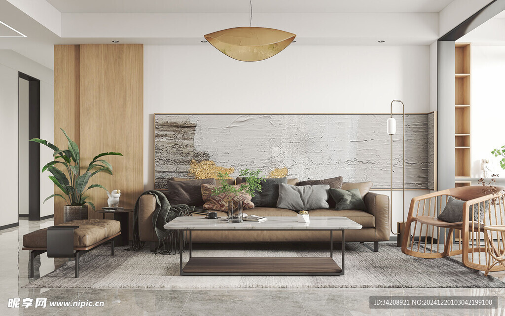 北欧式现代家居设计典雅风格客厅