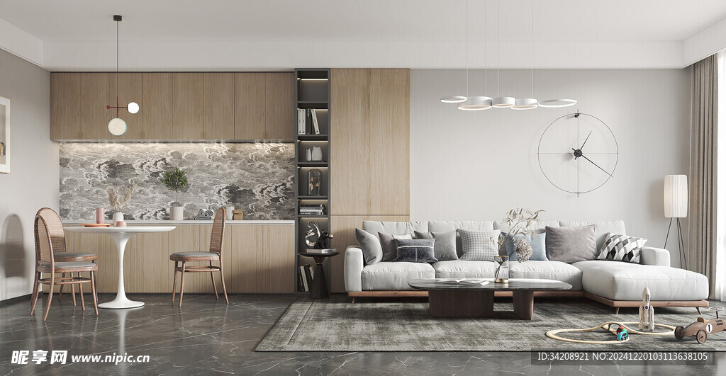 北欧式现代家居设计典雅风格客厅