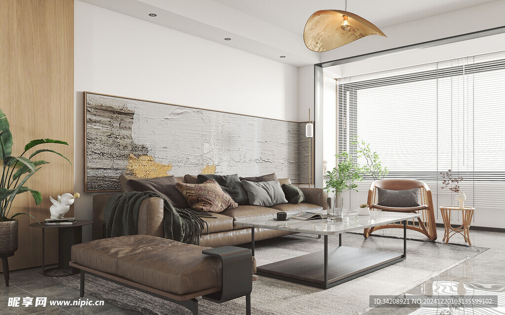 北欧式现代家居设计典雅风格客厅