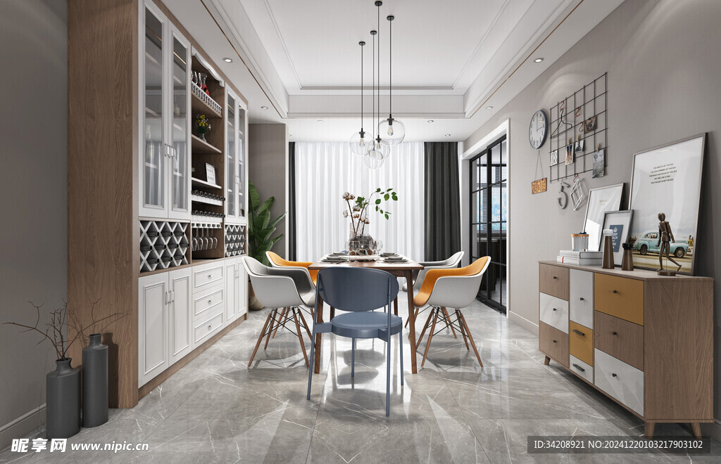 北欧式现代家居设计典雅风格客厅