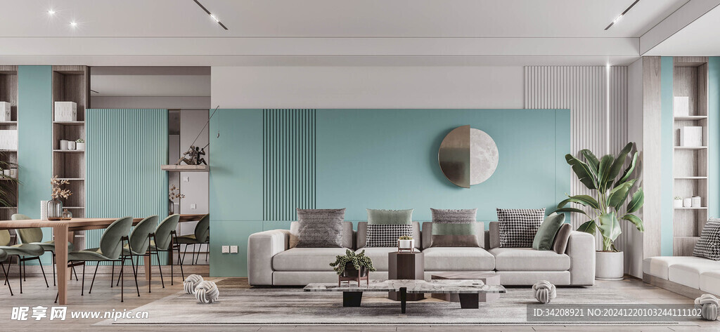 北欧式现代家居设计典雅风格客厅