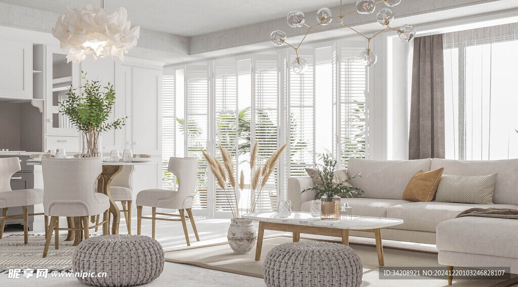 北欧式现代家居设计典雅风格客厅