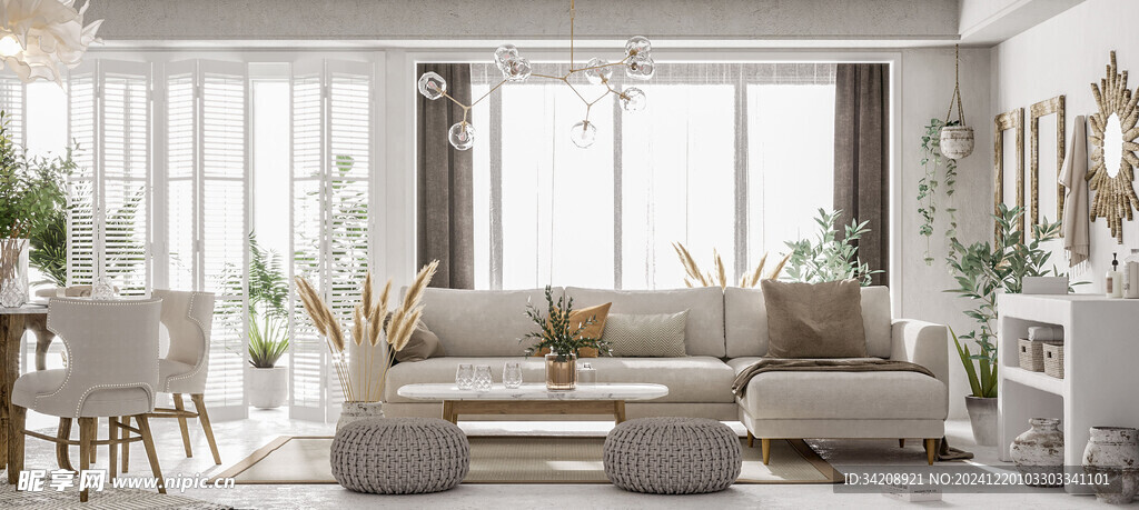 北欧式现代家居设计典雅风格客厅