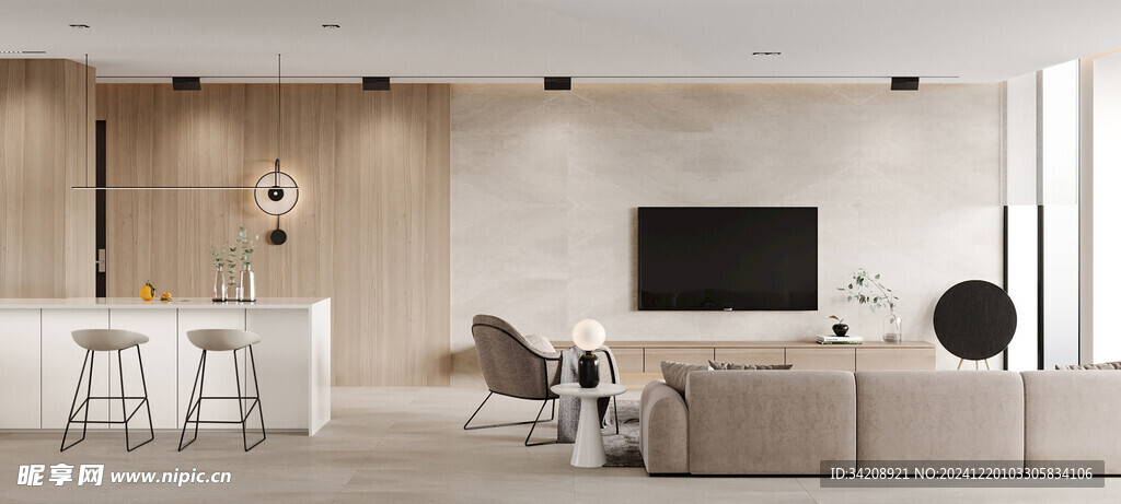 北欧式现代家居设计典雅风格客厅