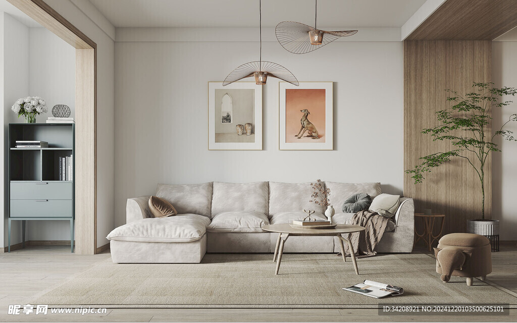 北欧式现代家居设计典雅风格客厅