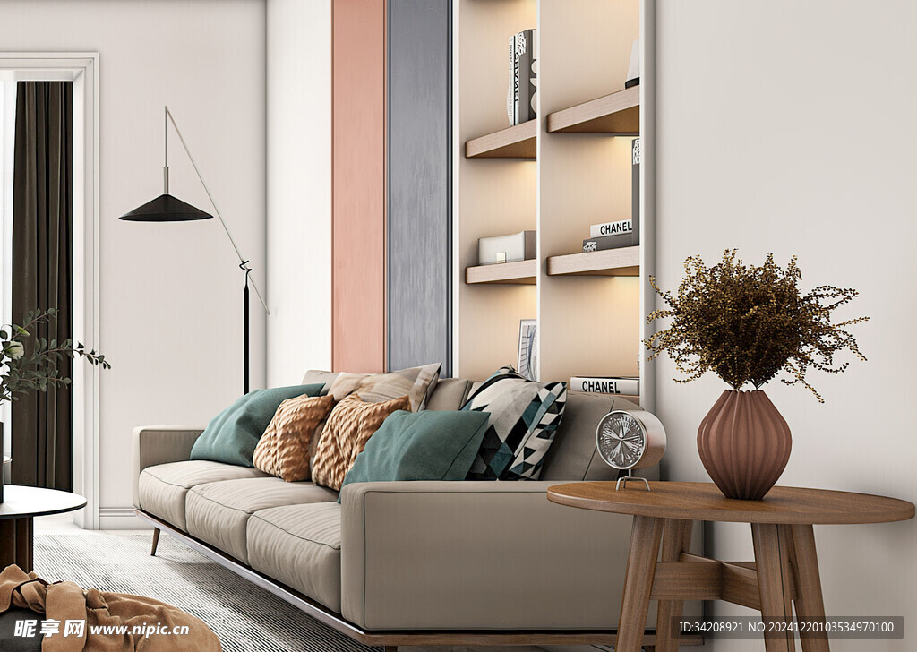 北欧式现代家居设计典雅风格客厅