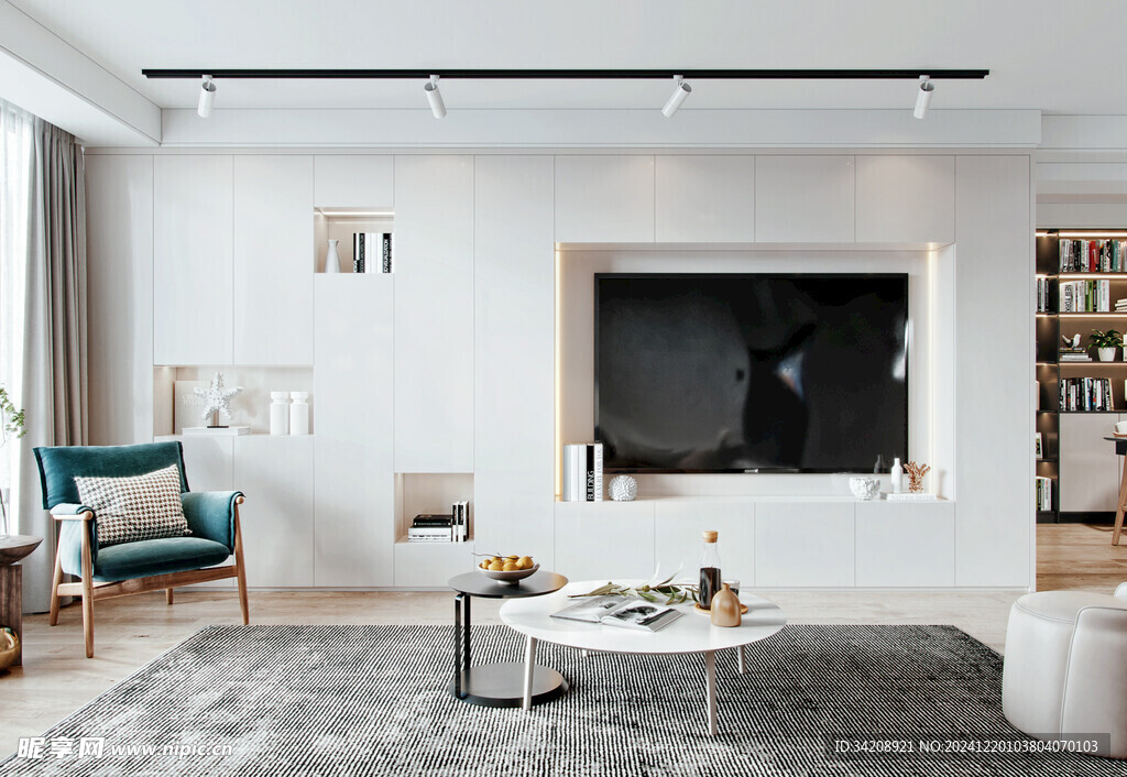 北欧式现代家居设计典雅风格客厅