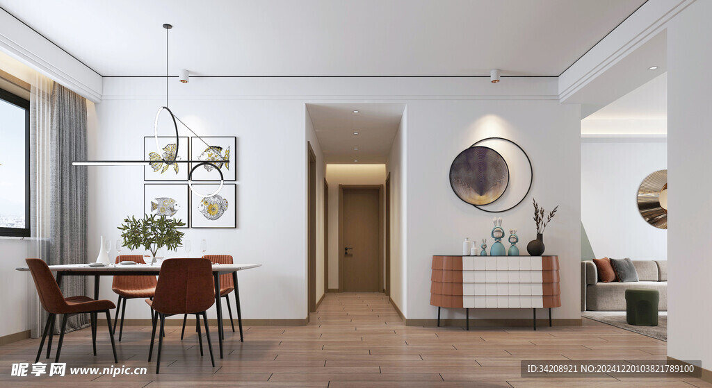 北欧式现代家居设计典雅风格客厅