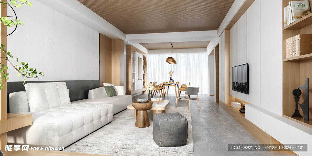 北欧式现代家居设计典雅风格客厅