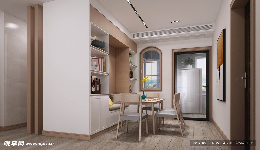 日式家居北欧室内装修原木风客厅