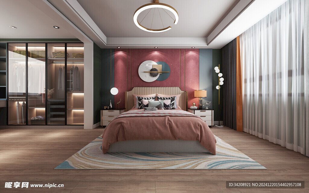 小空间次卧室室内设计现代简约风