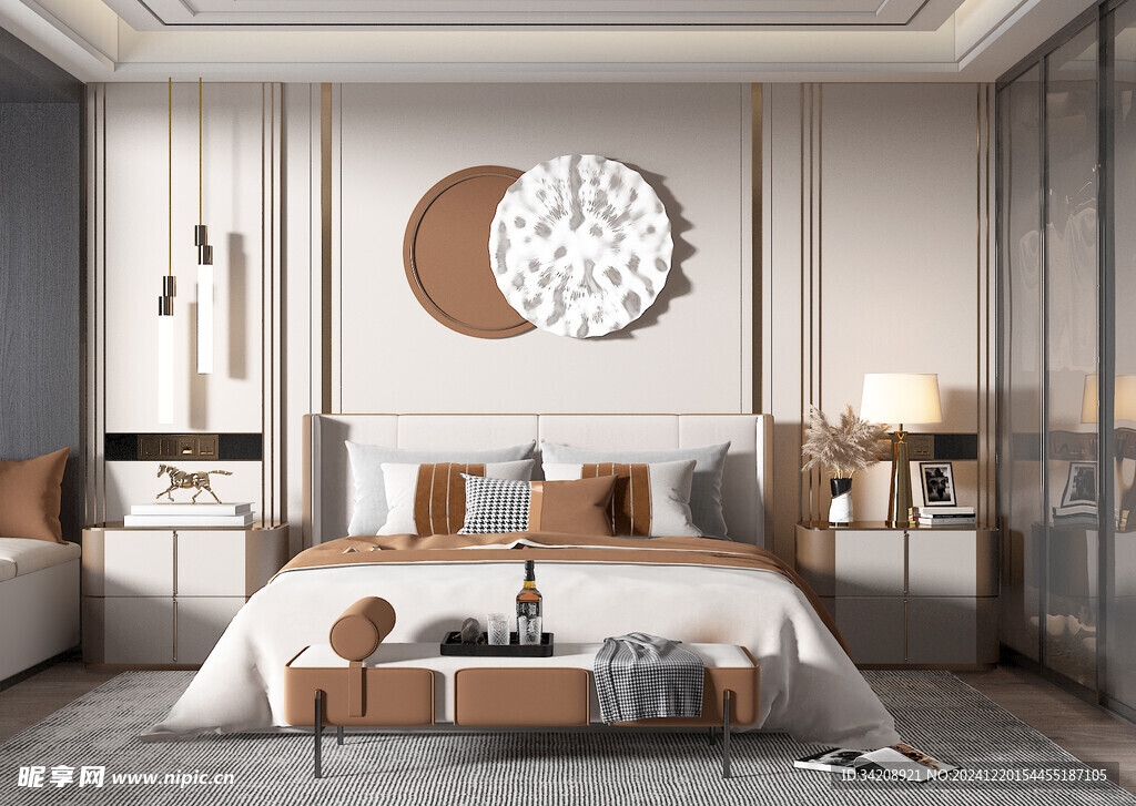 小空间次卧室室内设计现代简约风