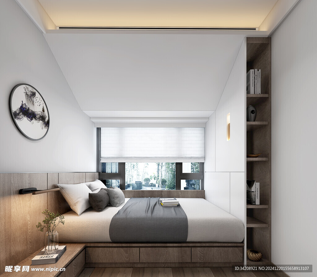 柜子全案设计装修饰卧室空间现代