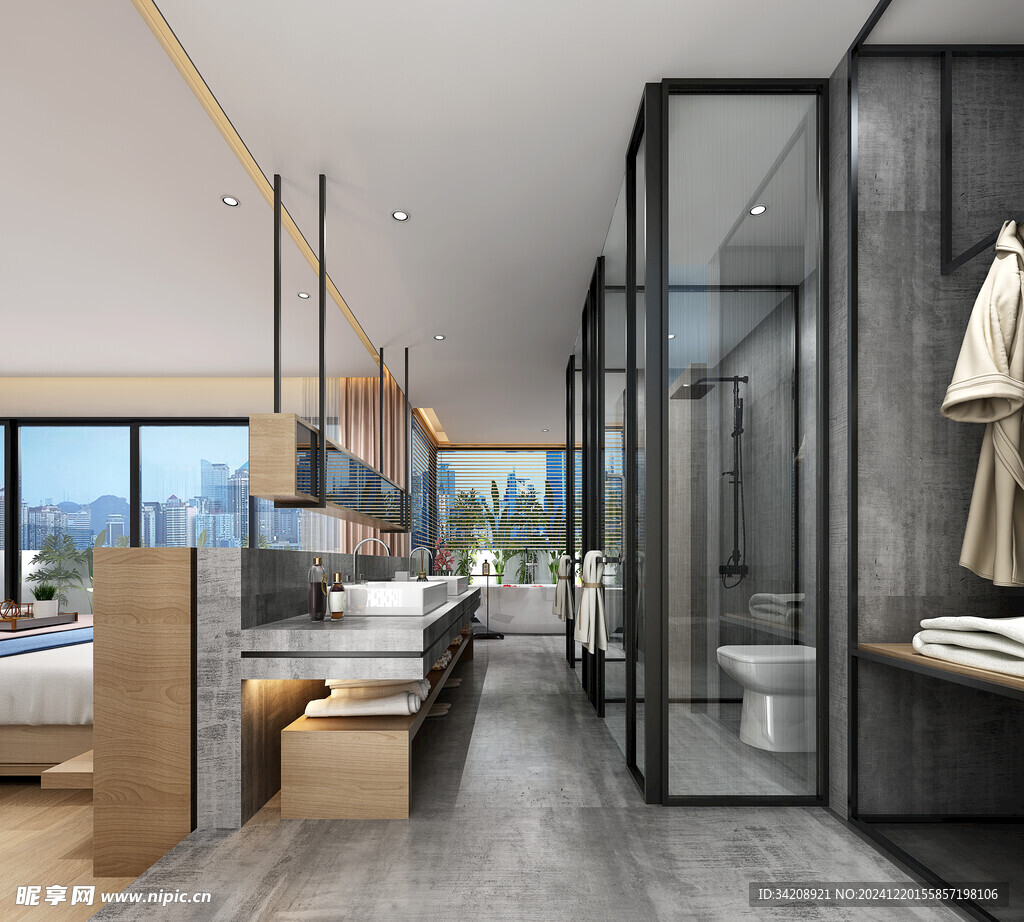 小空间次卧室室内设计现代简约风