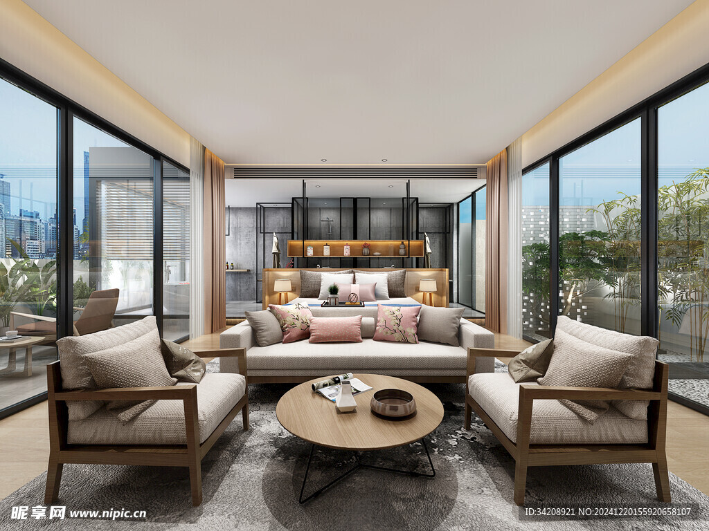 小空间次卧室室内设计现代简约风