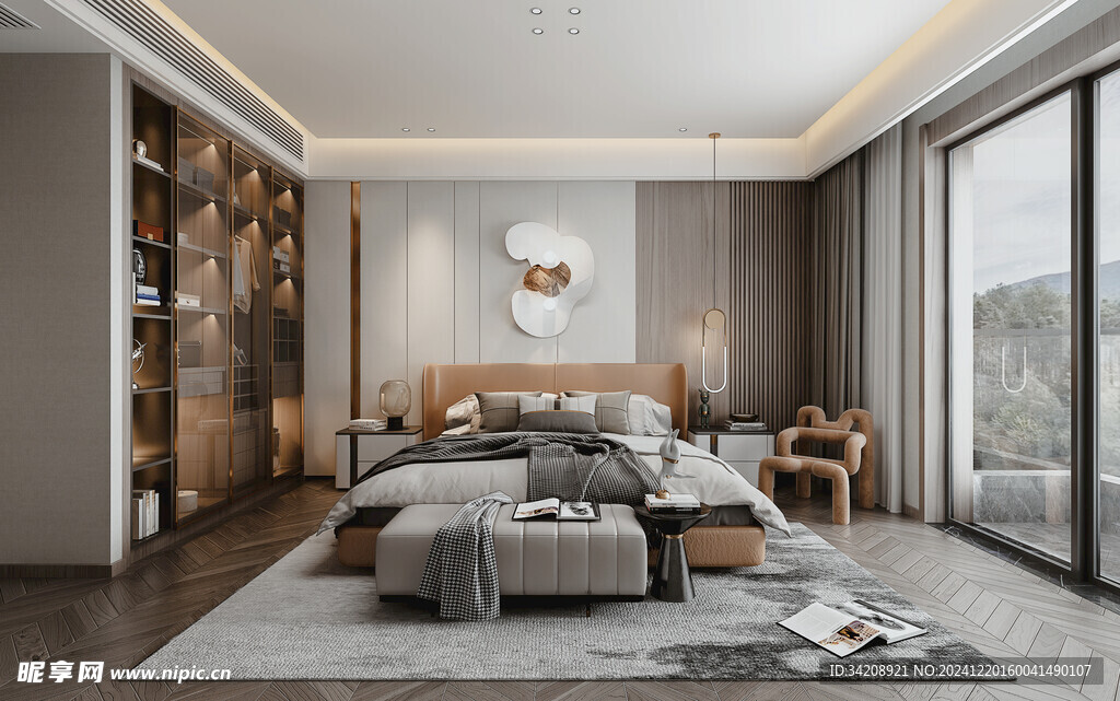 小空间次卧室室内设计现代简约风