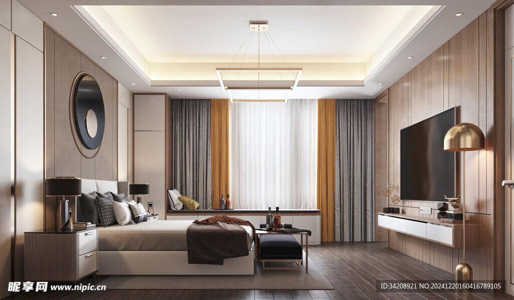 小空间次卧室室内设计现代简约风