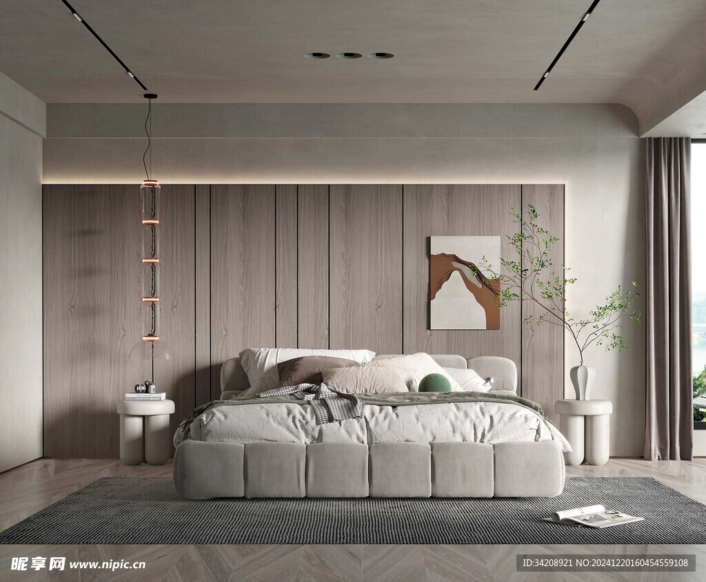 小空间次卧室室内设计现代简约风