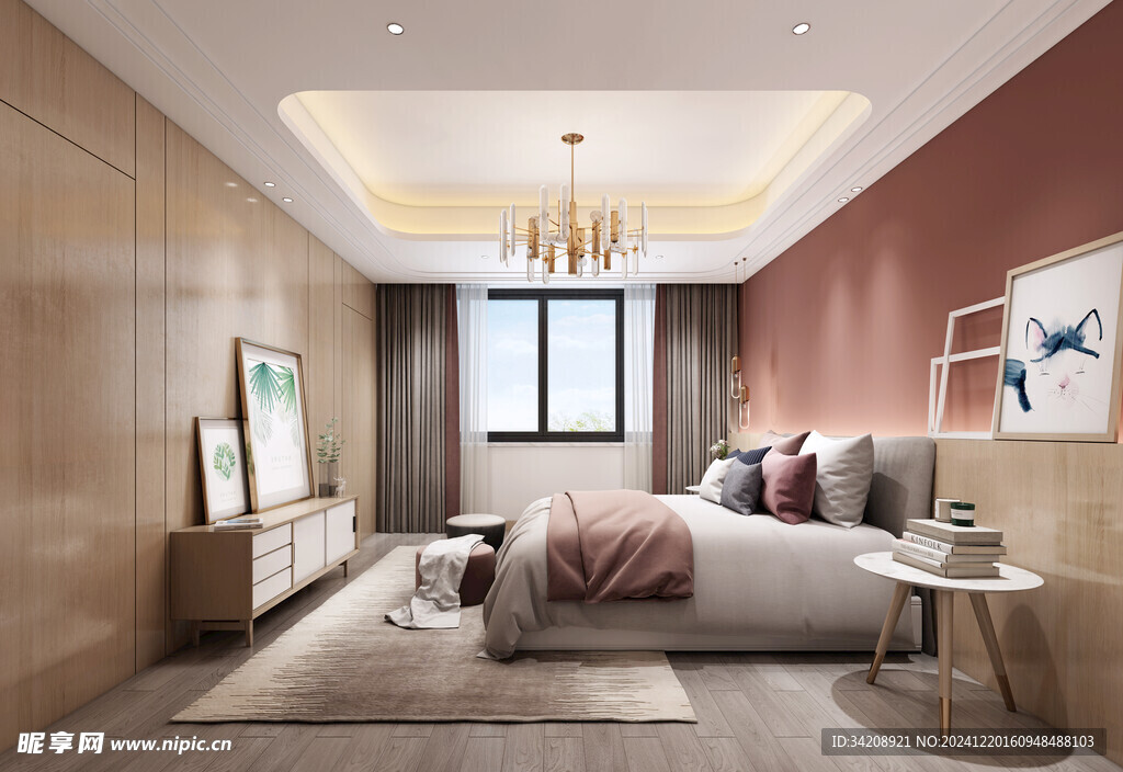 小空间次卧室室内设计现代简约风