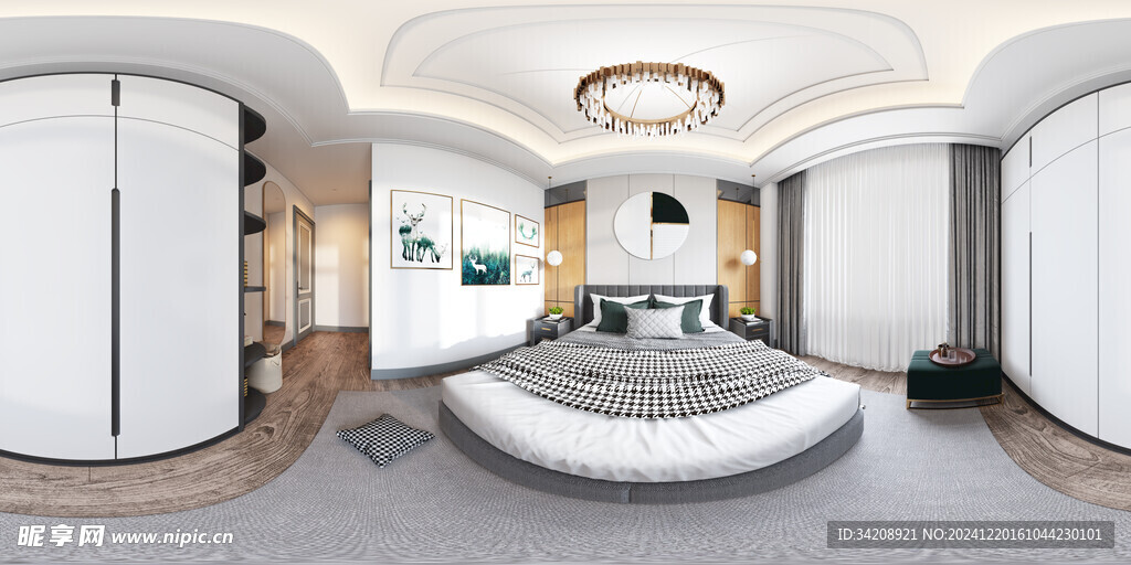 小空间次卧室室内设计现代简约风