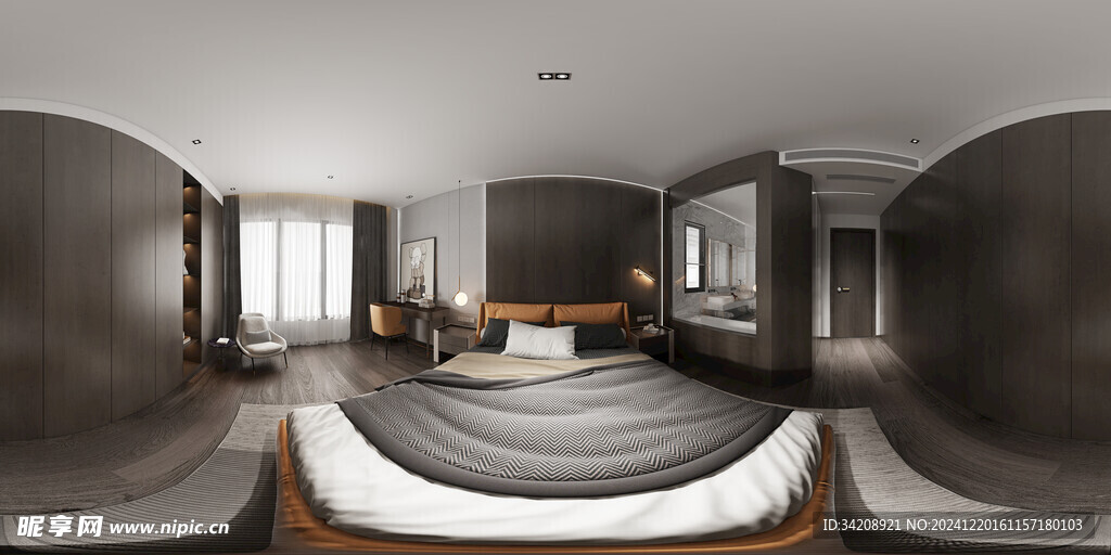 小空间次卧室室内设计现代简约风