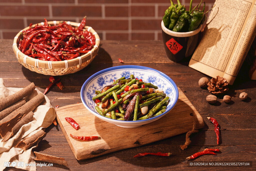 豆角烧茄子