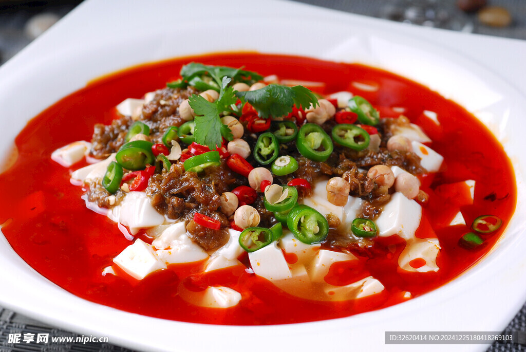 冬菜豆花