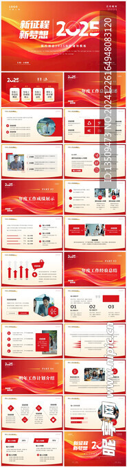 2025蛇年工作总结ppt