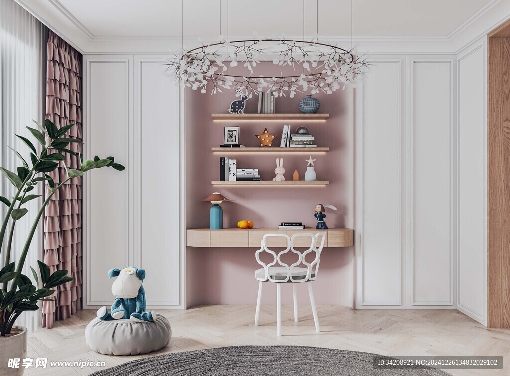 小空间次卧室室内北欧现代简约风