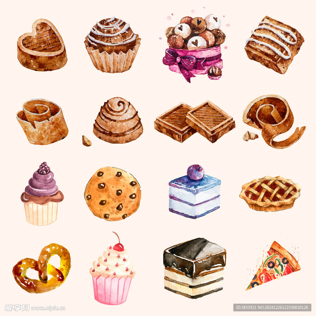 糕点素材