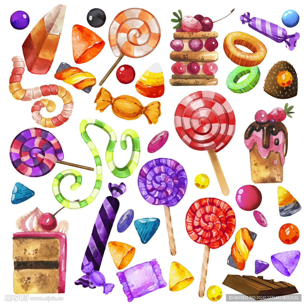 糖果甜点素材