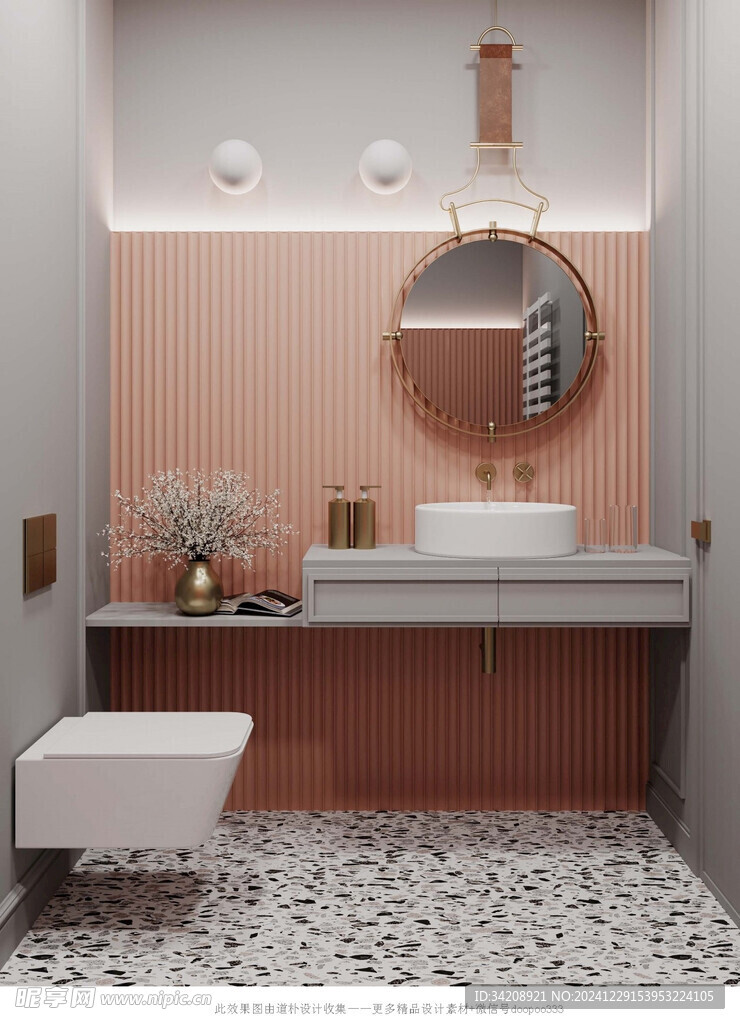 卫生间淋浴室厕所洗手间家装修饰