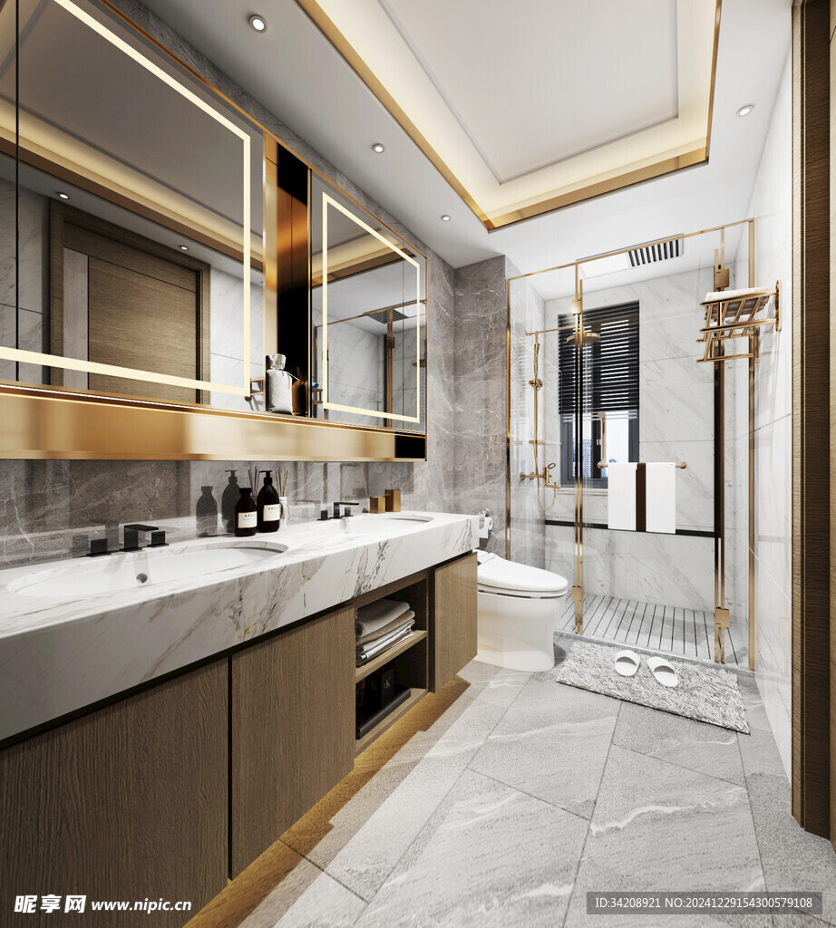 卫生间淋浴室厕所洗手间干湿分离