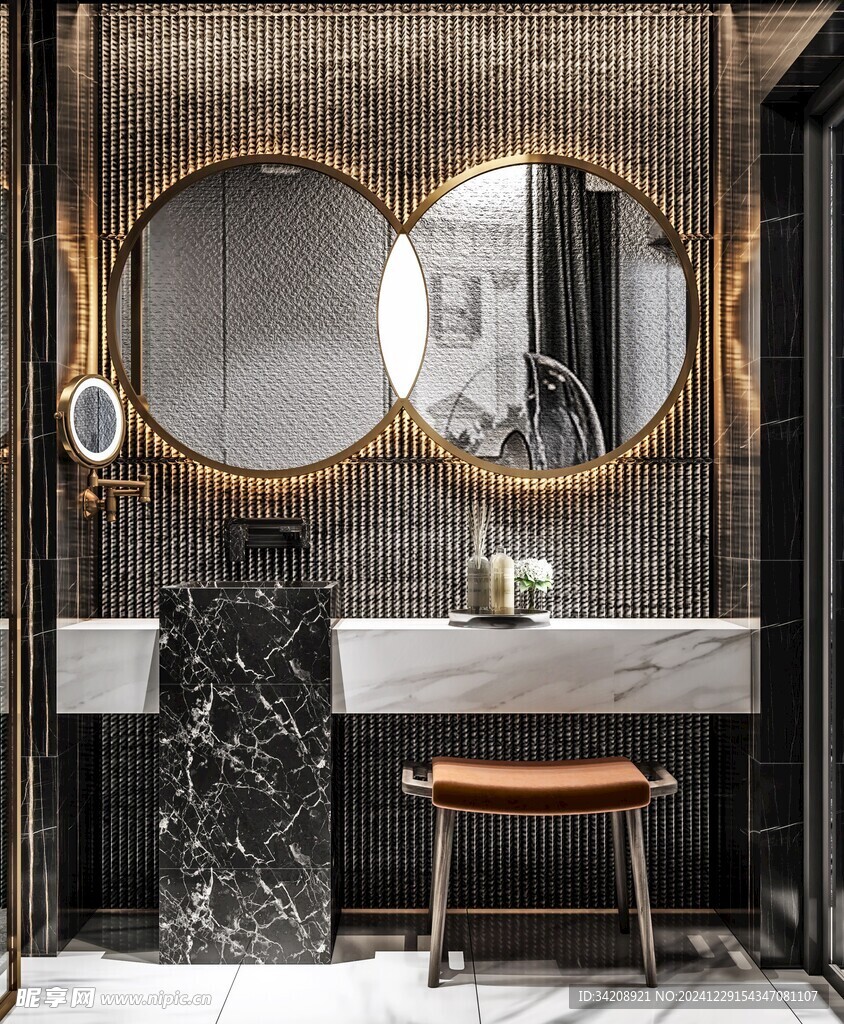 卫生间淋浴室厕所洗手间干湿分离