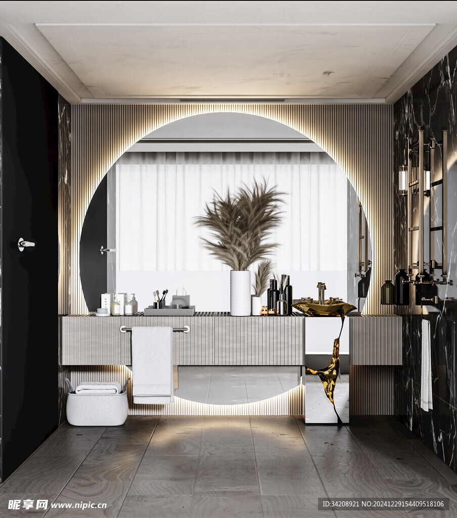 卫生间淋浴室厕所洗手间干湿分离