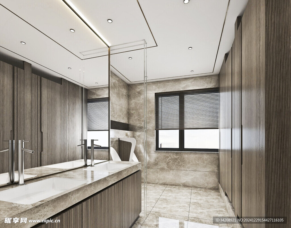 卫生间淋浴室厕所洗手间干湿分离