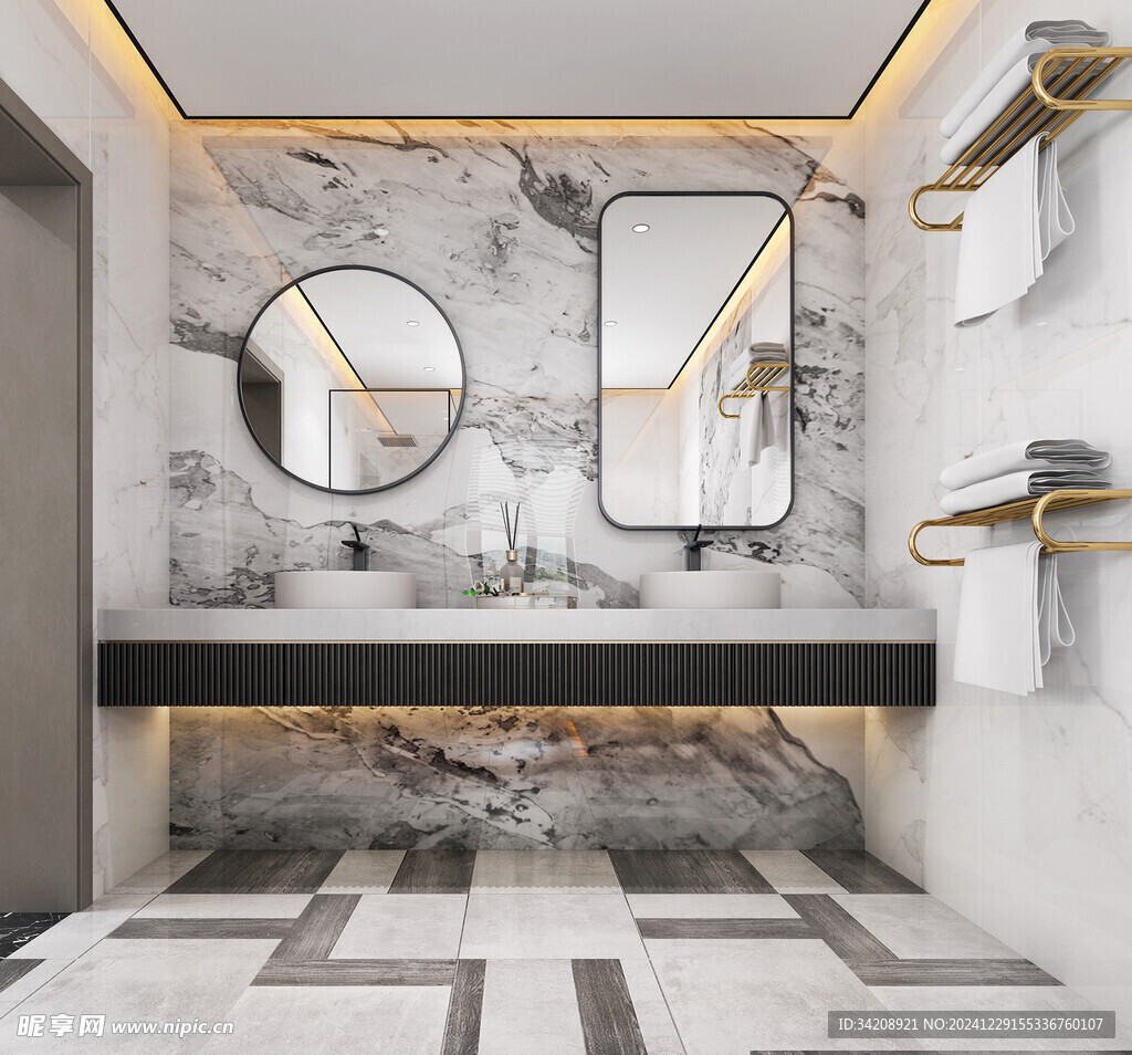 卫生间淋浴室厕所洗手间干湿分离