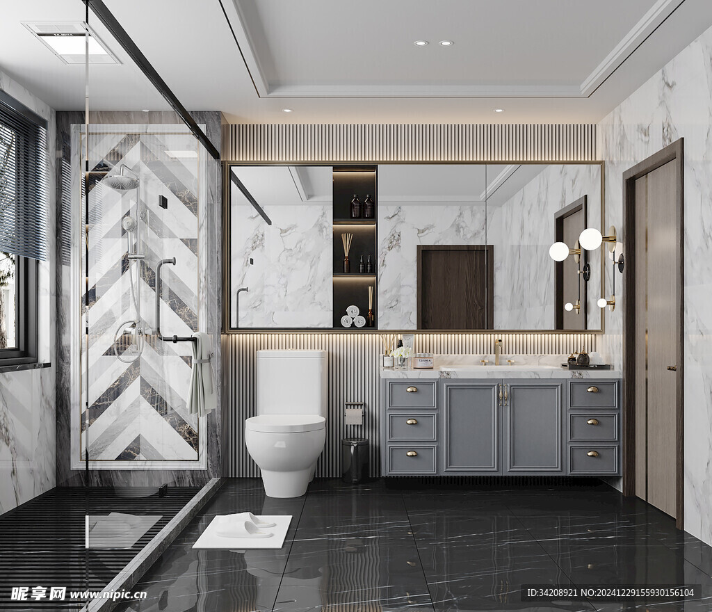 卫生间厕所洗手台盆卫浴家居装修