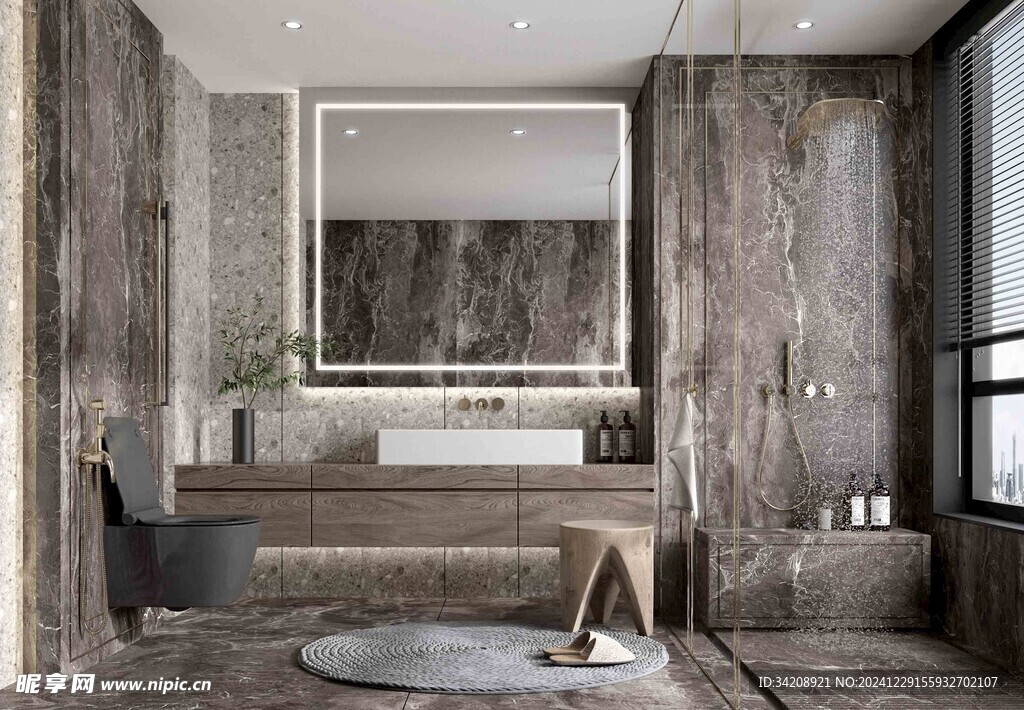 卫生间厕所洗手台盆卫浴家居装修