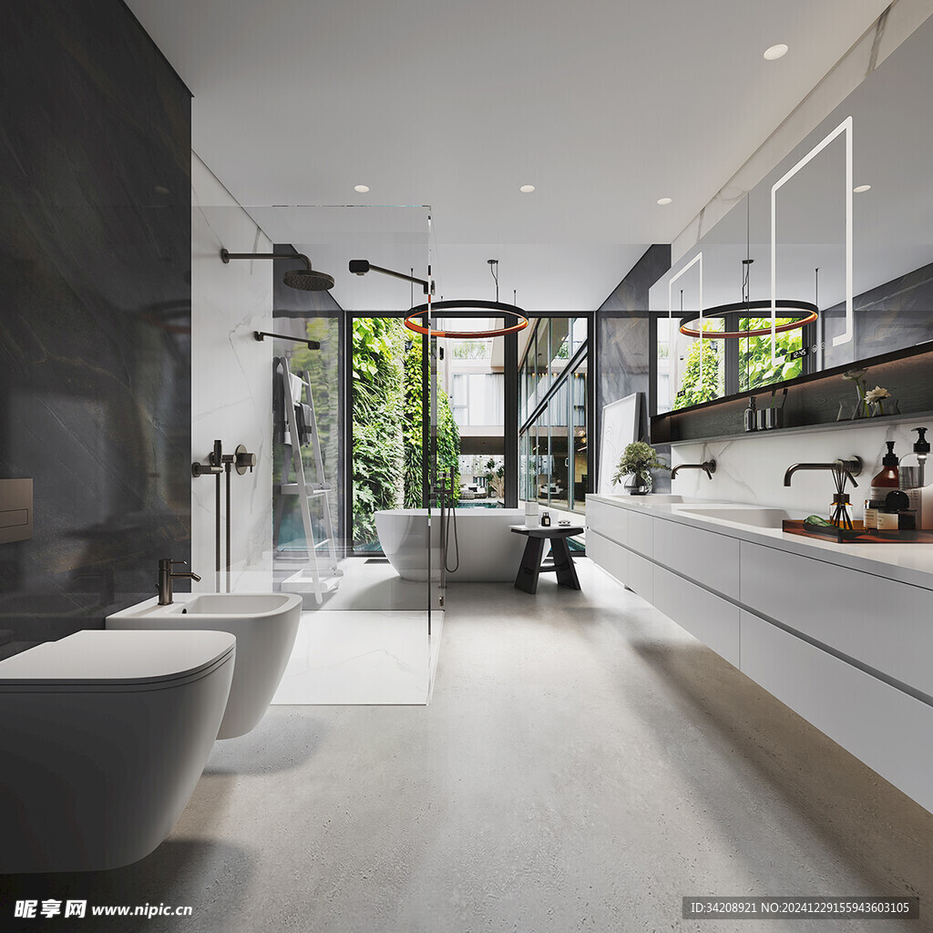 卫生间厕所洗手台盆卫浴家居装修