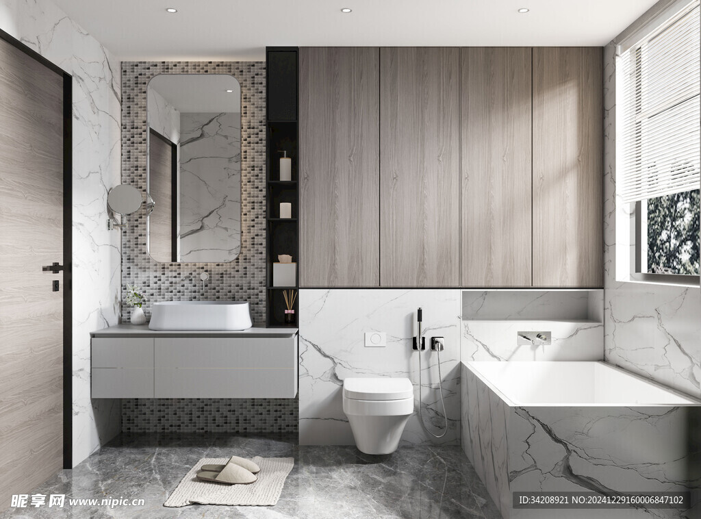 卫生间厕所洗手台盆卫浴家居装修