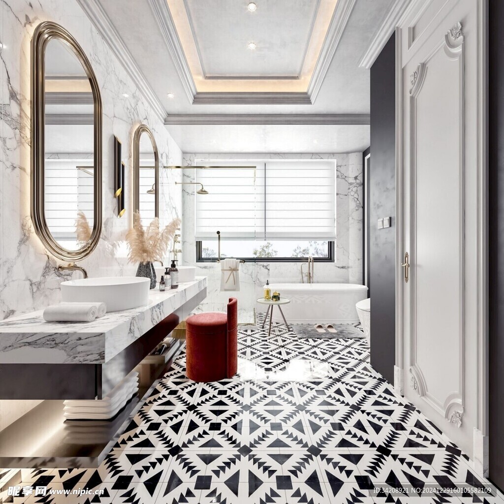 卫生间厕所洗手台盆卫浴家居装修